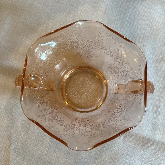 Hazel Atlas Florentine Cream/Soup Bowl - Picture 5 of 12